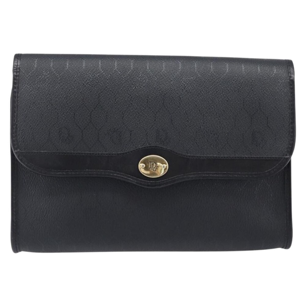 Christian Dior Vintage Honeycomb chain Canvas